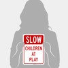 Slow Children at Play Red Sign, Traffic Sign, 10x7 Inches,