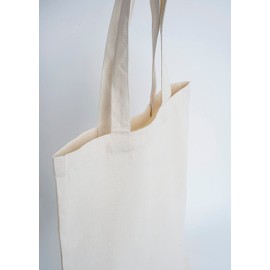 CALICOT Reusable 100% Cotton Tote Bags | 5 Pc Light weight Cloth Bag|14"x17" Inch Grocery Shopping Shoulder bags with Handles| DIY, Advertising, Promotion, Gift, Activity,Foldable & Multipurpose Bag