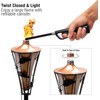 Matney Outdoor Metal Patio Torches – Use for Deck, Patio,
