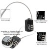 NBYT 3 Digit Combination Lock Steel Wire Diameter 3mm Suitable