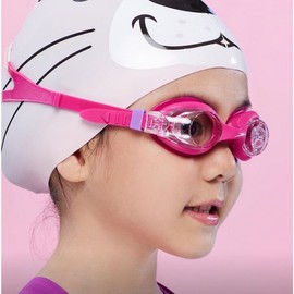 Kids' Cartoon Silicone Swimming Goggles - Wholesale Free Size/Orange 15ea