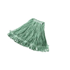 Rubbermaid Commercial Super Stitch - Mopa de mezcla, mezcla, Verde, LARGE - 1" Band