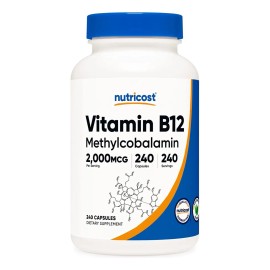 Metilcobalamina Vitamina B12 2000 Mcg Con 240 Capsulas