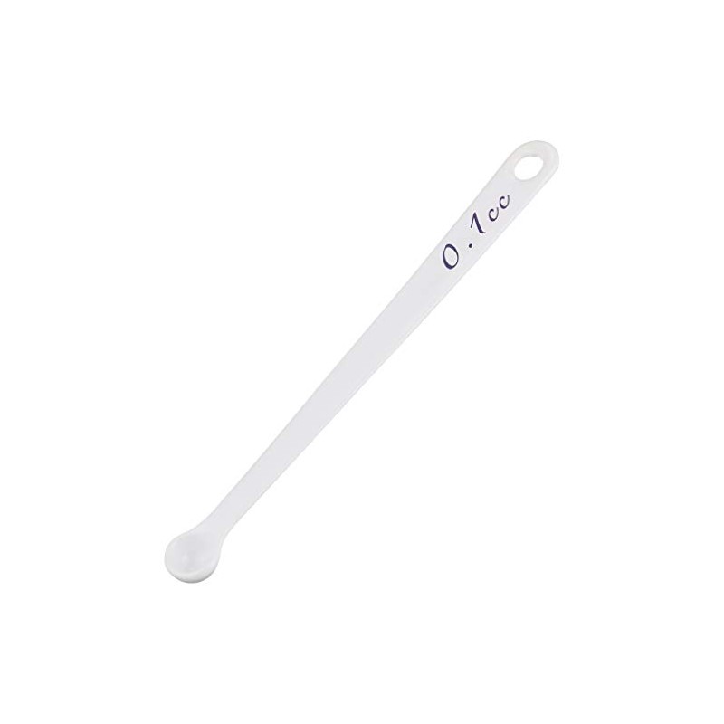 Hogdseirrs Takakuwa Metal Hollow Measuring Spoon, Blan, 0.1cc