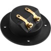 Greluma 2 PCS 2 Way Speaker Box Terminal Trays Round