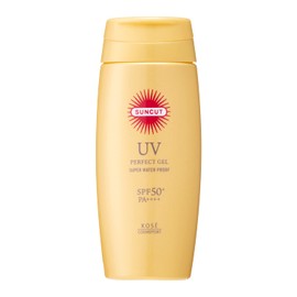 Kose Sun Cut Perfect UV Gel SPF50+ PA++++ Super Waterproof, 3.5 oz (100 g)