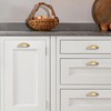 CABDM 10 Pack 3" Drawer Pulls Champagne Bronze Cabinet Cup