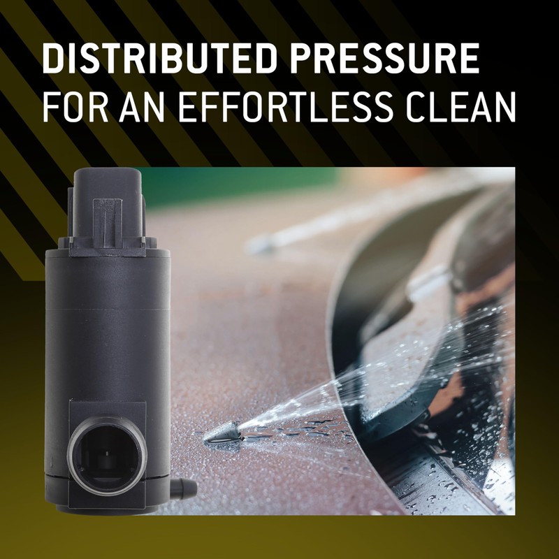 Trico Universal Windshield washer pump Automotive Replacement, Easy Install (11-100),Black