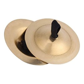 Funny Finger Cymbals Belly Musical Instrument Finger Zills Belly Dance Durable Brass Hand Cymbals Lightweight Finger Cymbals Percussion for Dancer Party