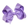 WD2U Girls 4" Solid Grosgrain Ribbon Boutique Hair Bow Alligator