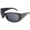 Global Vision Galaxy Womens Bifocal Fashion Motorcycle Sunglasses Chrome Rhinestone