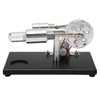 Hot Air Stirling Engine Easy Operation Low Noise Stable Wooden