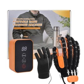 재활 로봇 장갑 뇌졸중 편마비 뇌경색 훈련 손가락 운동기 기능 [12 B Left XXL] Rehabilitation Robot Glove for Stroke Hemiplegia Cerebral Infarction Training Finger Exercise Function [12 B Left XXL]