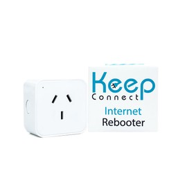 Keep Connect Router Wi-Fi Reset Device, Monitors Connectivity and Resets When Required. No App Necessary. If You Enter a Phone Number it Will Send Texts Upon resets.