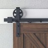 QWORK Barn Door Soft Close Kit, Hole-Free Version, Compatible for