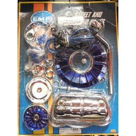 EMPI Single Quiet Exhaust System Small Flange, Compatible With Type 3 1500-1600, #3661