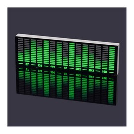 Spectrum Analyzer, Audio Visualizer, Sound Control Light, LED Music Spectrum Display for Gaming Room Car Decoration, for Ambient Lighting, Decoration, Etc