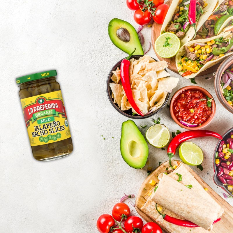 La Preferida Organic Mid Jalapeño Nacho Slices (Same Great Flavor,
