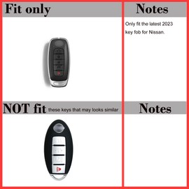 TPU Remote Smart Key Fob Cover Case Protector for Nissan Rogue SL Ariya FWD Pathfinder X-Trail Sentra SV 2023 2024 2025 285E3-7LA6A