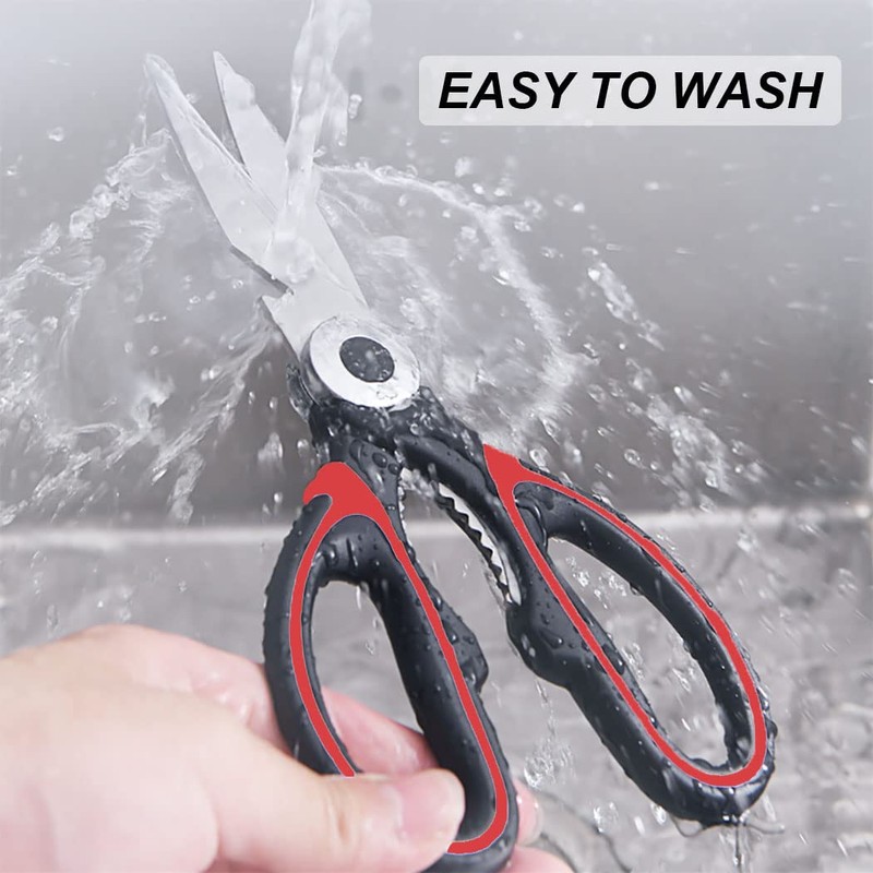 Poultry Scissors, Kitchen Scissors, Stainless Steel, Multi-Purpose Household Scissors, Scissors