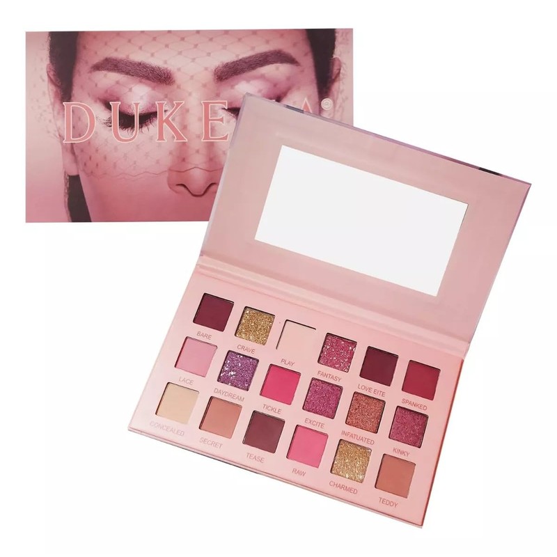 Paleta de Sombras para Ojos 18 Tonos Dukeza Bare Tonos