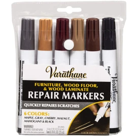 Varathane 347840 Wood Stain Repair Marker Kit, Assorted Warm Tones