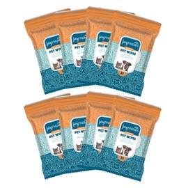 FurryFriends Pet Wipes | Unscented | Hypo-allergenic | Alcohol Free| Deodorizing | Removes Loose Hair & Dirt | Incredibly Clean | 8 Pack