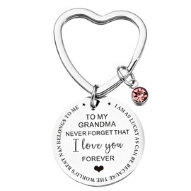 Grandma Gifts Keychain from Grandkids to Nanny Birthday Mothers Day Gifts for Granny Grandmother Xmas Gifts for Nana from Grandchildren