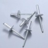 Unbranded/Generic 100pc LARGE FLANGE ALUMINUM POP RIVETS - 6-12LF 3/16"