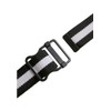 Urban Classics Easy Belt with Stripes, Black/White, S/M