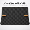 Car Windshield Cover for Ice and Snow - Black Front