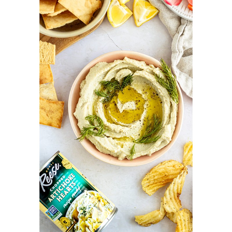 Reese Chopped Artichoke Hearts, 14 Ounces(Pack of 12)