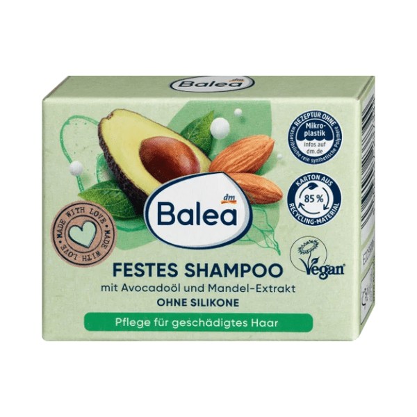 Balea Festes Shampoo Avocado Mandelmilch 60 g