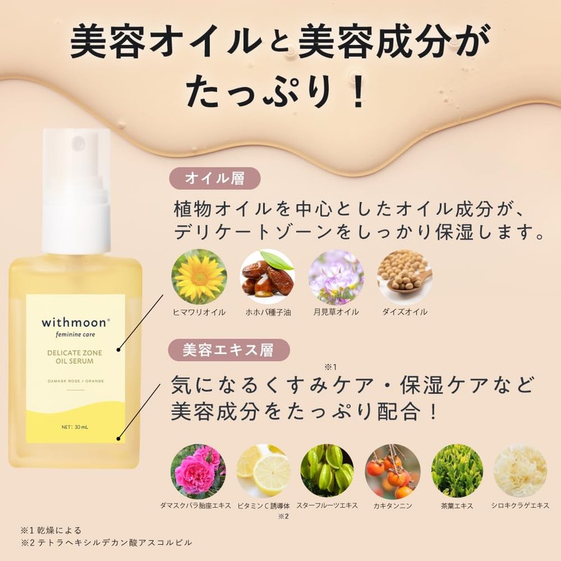 withmoon Feminine Care Oil Serum (Mimosa Blend)