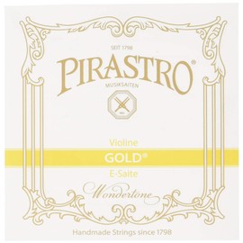 PIRASTRO Gold E線ループエンド ゴールド バイオリン弦 E3158(2本セット)