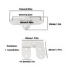 OTOTEC 2pcs 180° Heavy Duty Folding Hinges 75x33mm Suitable for