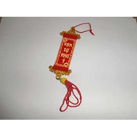 Vietnamese New Year Decorative Hanging Sign bảng treo tết (vạn sự như ý)