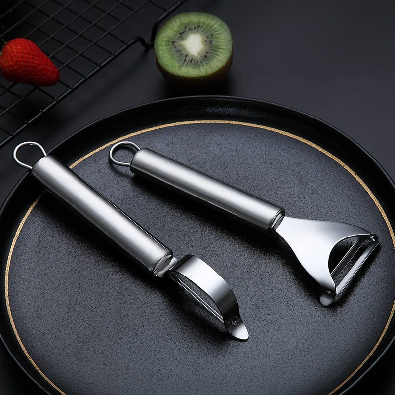Kyraton Potato Vegetable Peeler, Stainless Steel Apple Fruit Veggie Peeler,