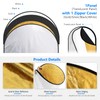 NEEWER 5-in-1 Photography Folding Reflector Board (Silver, Gold, White, Black,