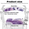 Luarisgur Purple Marble Rollator Walker Accessories Butterfly Pattern Walker Seat