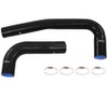 PIT66 Front Lower Upper Black Radiator Silicone Hoses Compatible with