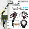 10X LED Magnifying Lamp with Clamp, KIRKAS 2,200 Lumens Dimmable
