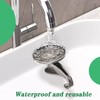 DRHYO 4Pack Heart Shape Suction Hooks, Vacuum Suction Cup Hooks,