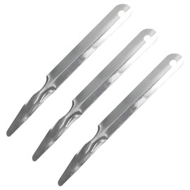 Stainless Steel Staple Remover Set, Precision Staple Remover Tool and Stick Designed for Efficient and Effortless Staple Removal in Office, Home, and School Settings, Set of 3