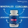 Suplemento Hera 60 Cápsulas De Jengibre Y Ajo