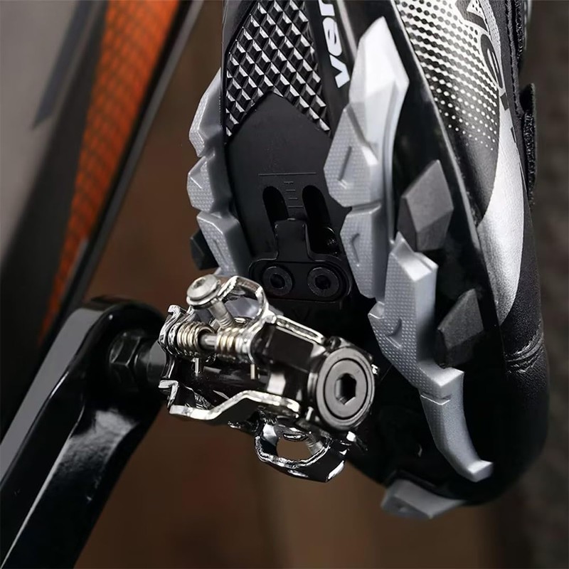 OIGWBPH 2pcs Bicycle Shoe Cleats Set SPD Compatible Bicycle Pedal