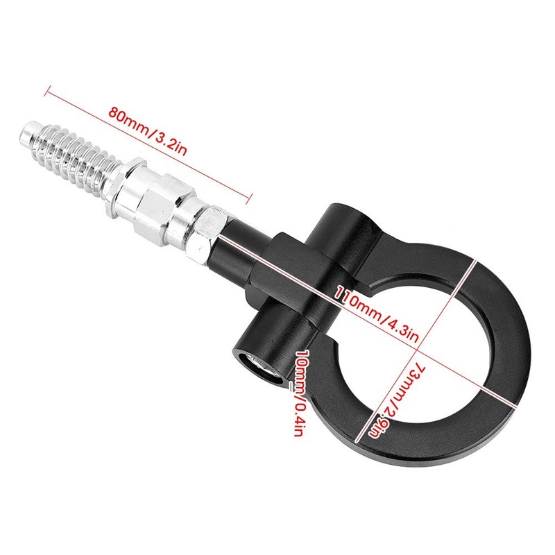 EBTOOLS Car Tow Hook European Car CNC Trailer Tow Hook