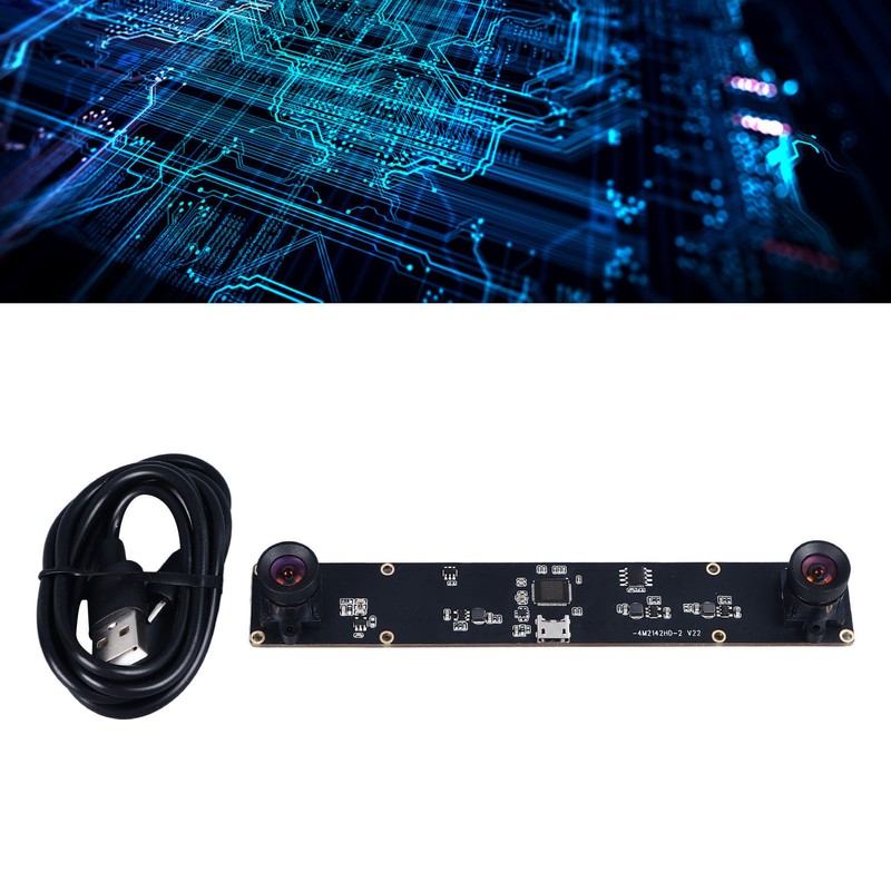 USB Camera Module 4MP 1080P Dual Lens Synchronization Webcam Board