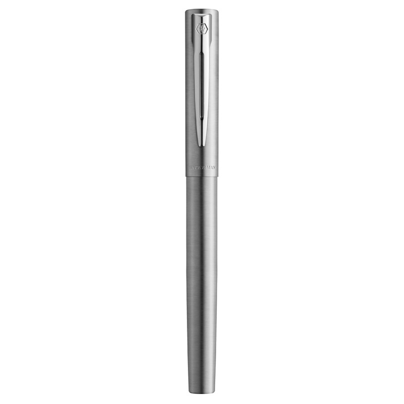 Waterman Allure Fountain Pen | Stainless Steel Brushed Chrome |