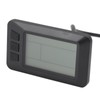 Electric Bike LCD Display Meter 24V 36V 48V 5pin Connector